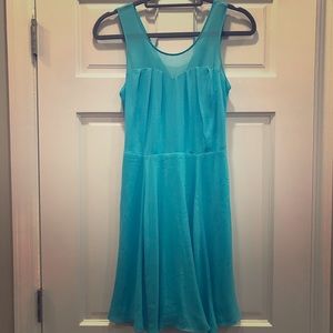 Express blue skater dress!